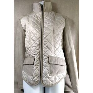 Women's Quilted Beige Jacket